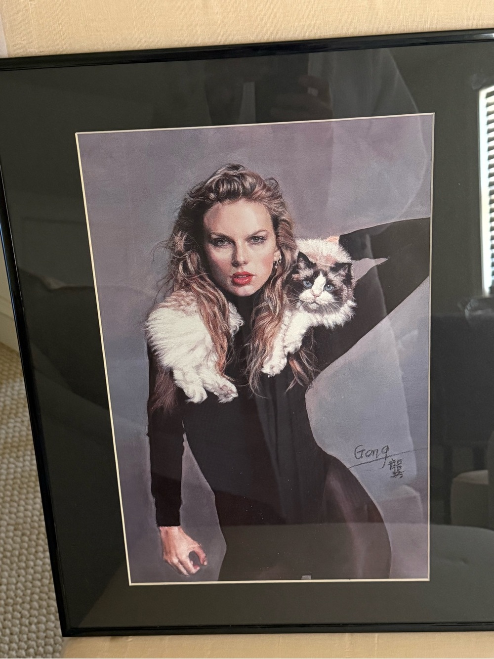 Taylor Swift framed art 16 x 20
